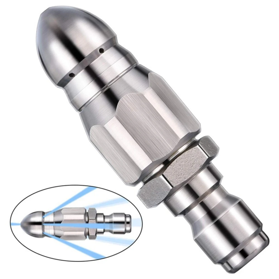Drain Pipe Clip - Water Jet High Pressure Sprayer Nozzle