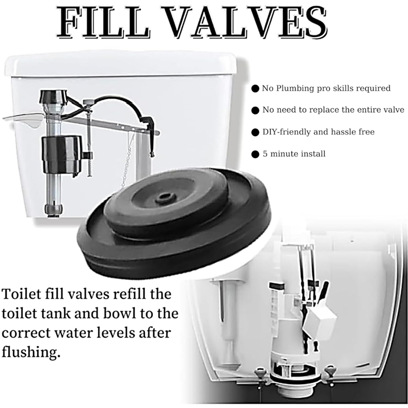 AT19-6Pcs Toilet Tank Fill Val – Toilet Fill Valve Bewertung und Preis