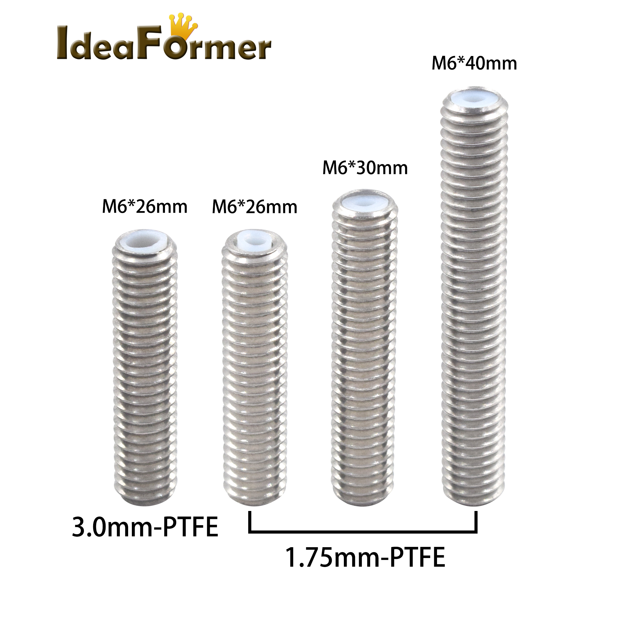 5pcs 3D Printer Stainless Stee – Ptfe Tape Thread Bewertung und Preis