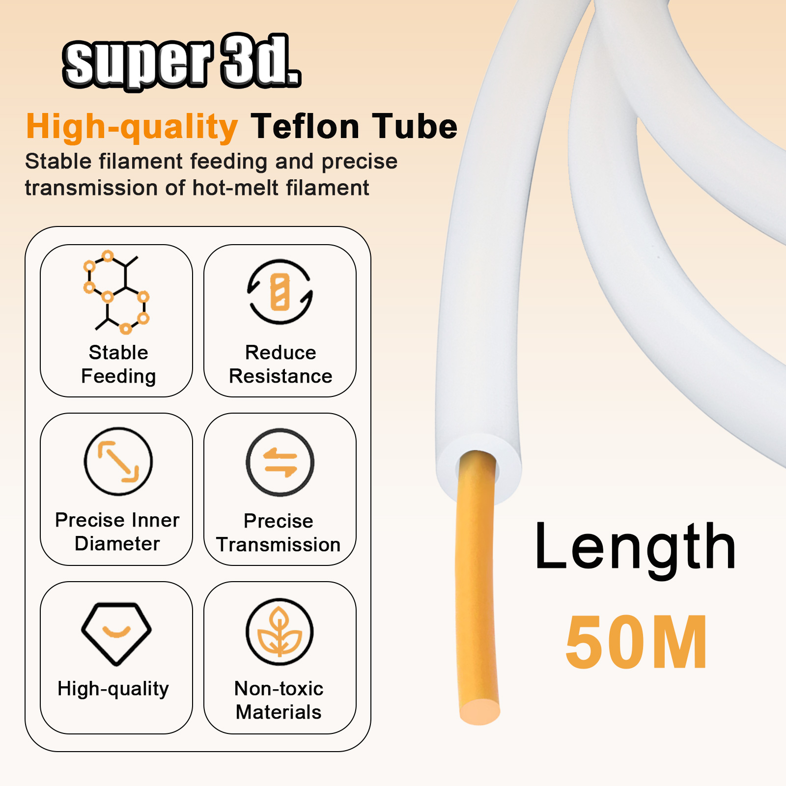 1/2/50M Bambu Lab PTFE Tube ID – Ptfe Tape Thread Bewertung und Preis