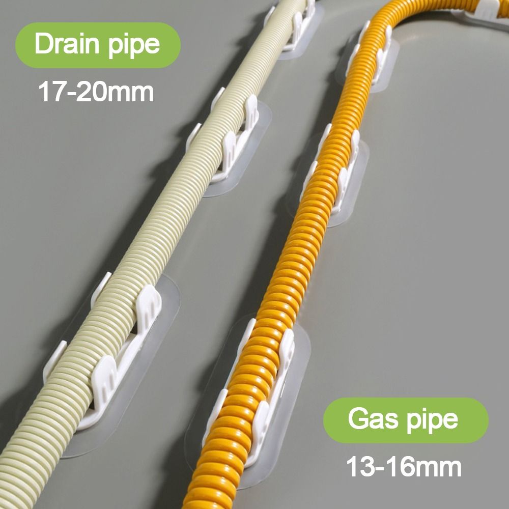 5pcs Plastic Pipe Clamp Hooks  – Drain Pipe Clip Bewertung und Preis