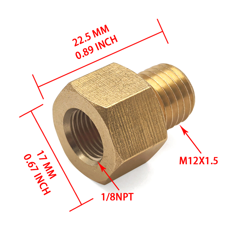 High Pressure Brass Adapter M1 – Compression Fitting Brass Bewertung und Preis