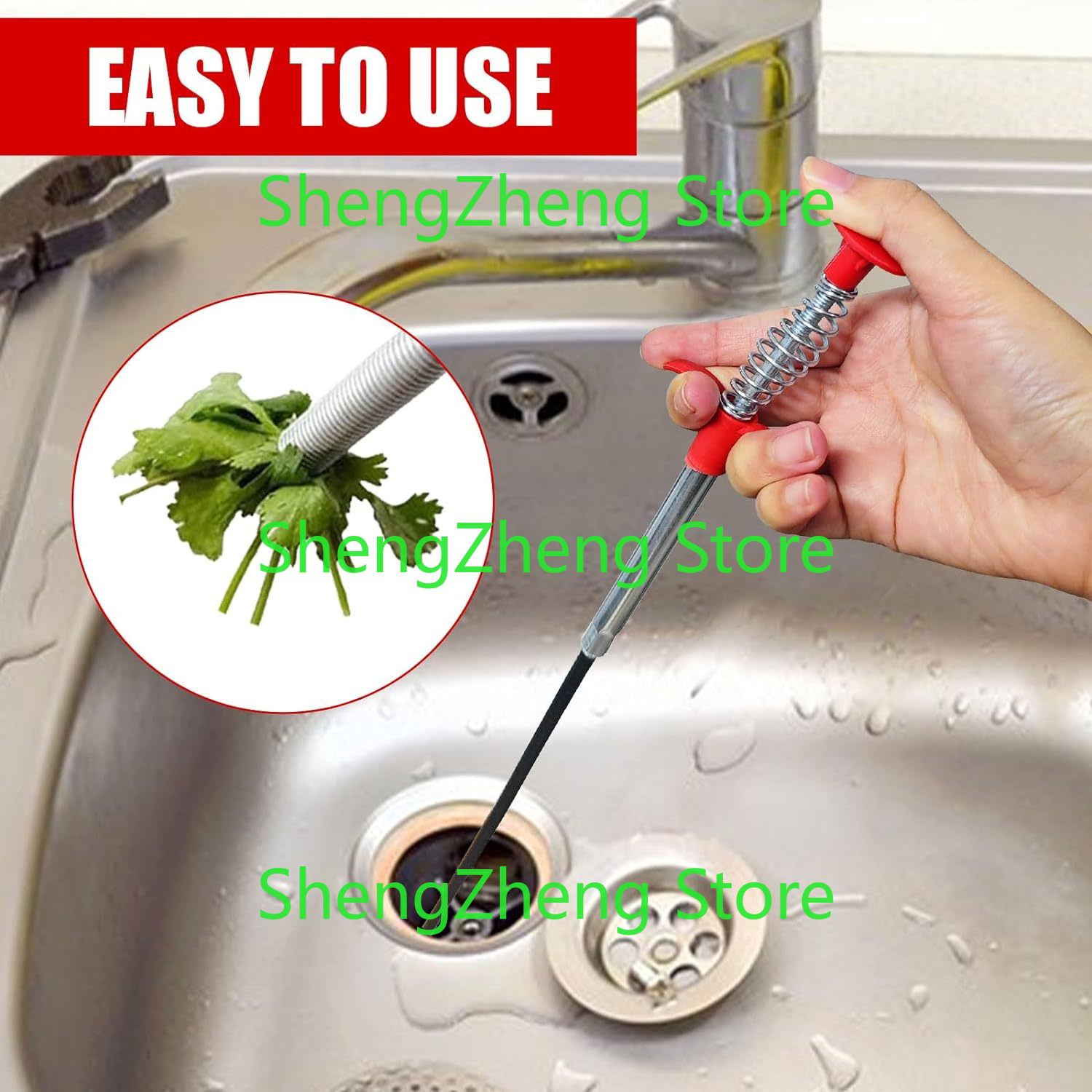 1Pcs Drain Snake Hair Drain Cl – Drain Snake Flexible Bewertung und Preis