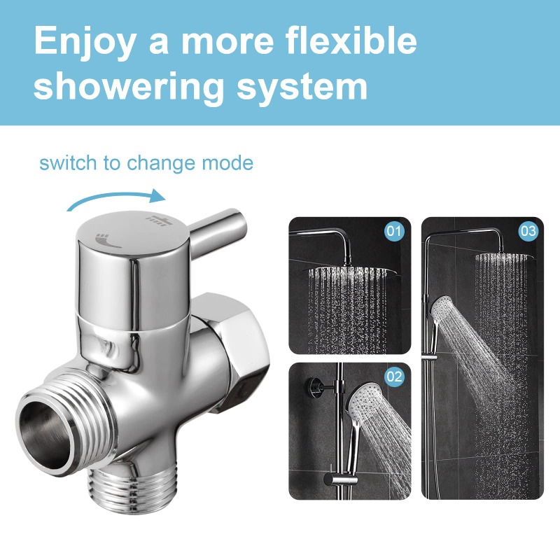 Brass Metal 3 Way Shower Head  – Shower Valve Cartridge Bewertung und Preis