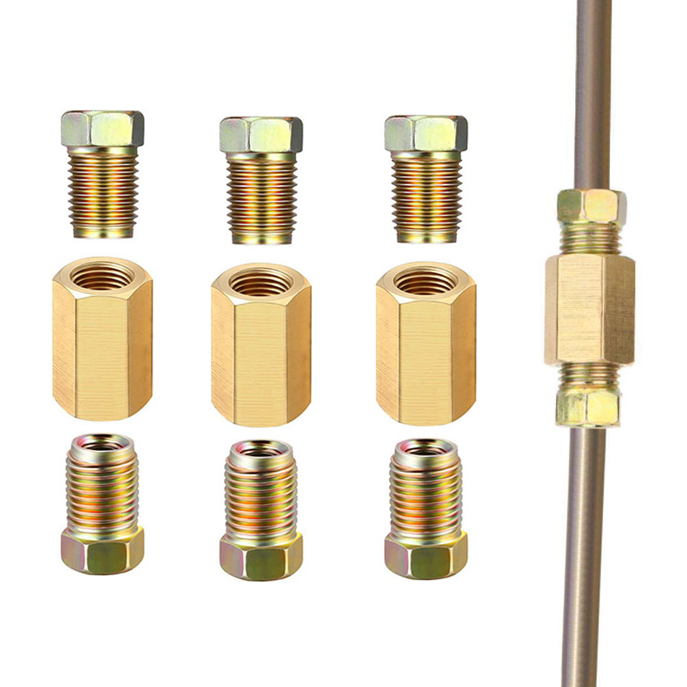 12pcs 3/16 (3/8-24 Inverted) B – Compression Fitting Brass Bewertung und Preis