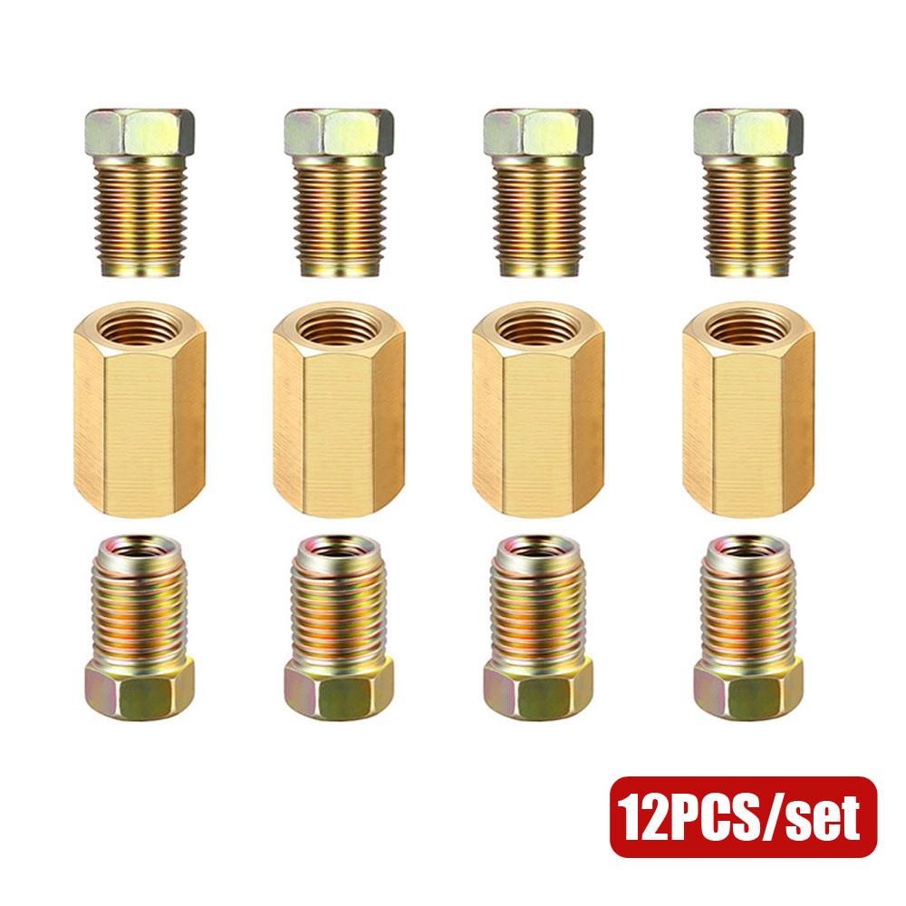 12pcs 3/16 (3/8-24 Inverted) B – Compression Fitting Brass Bewertung und Preis