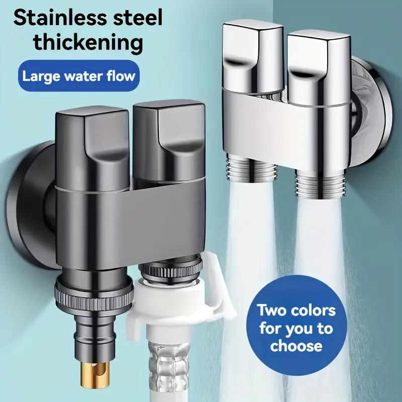 Stainless steel double outlet  – Toilet Fill Valve Bewertung und Preis