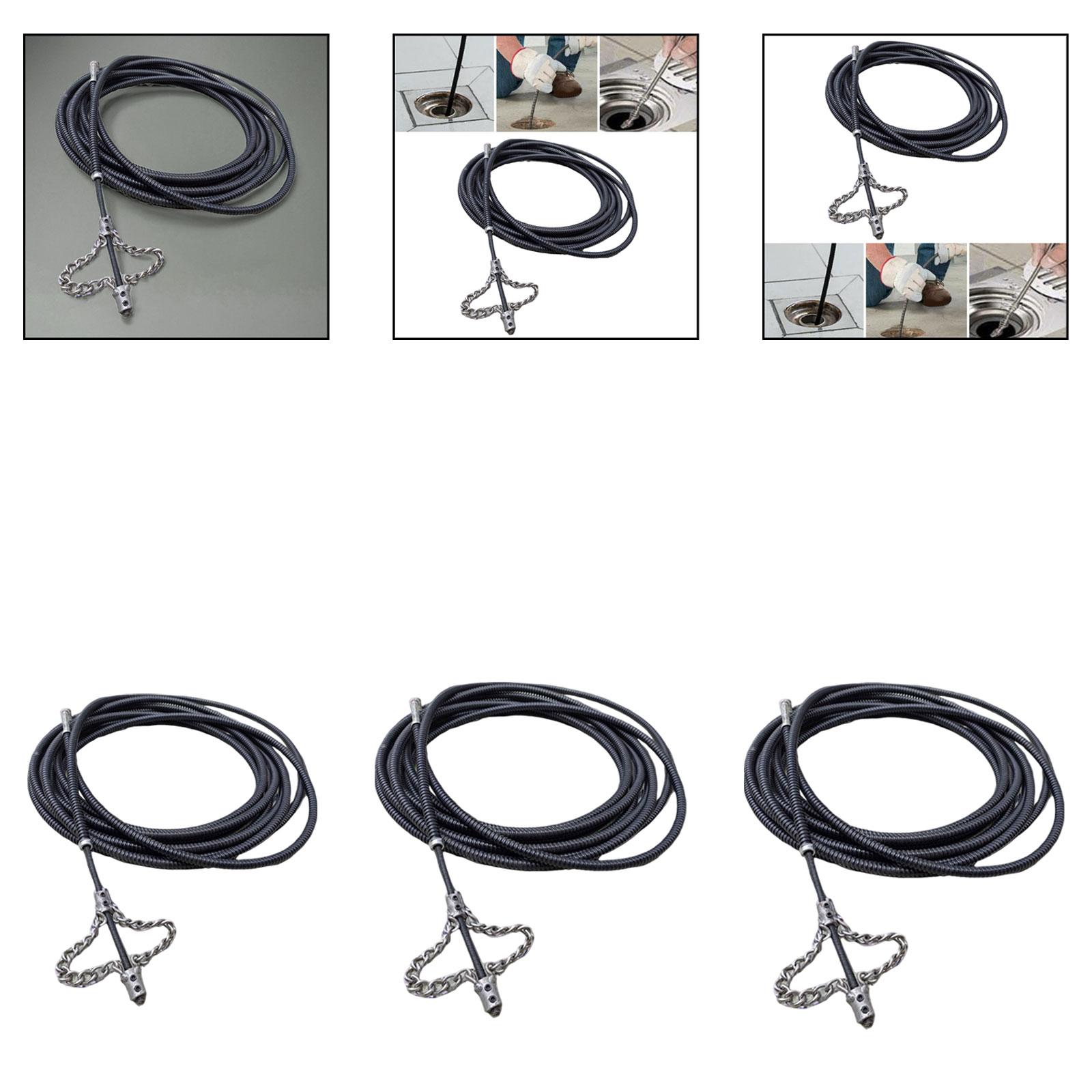 Plumbing Snake Metal Drain Cle – Drain Snake Flexible Bewertung und Preis