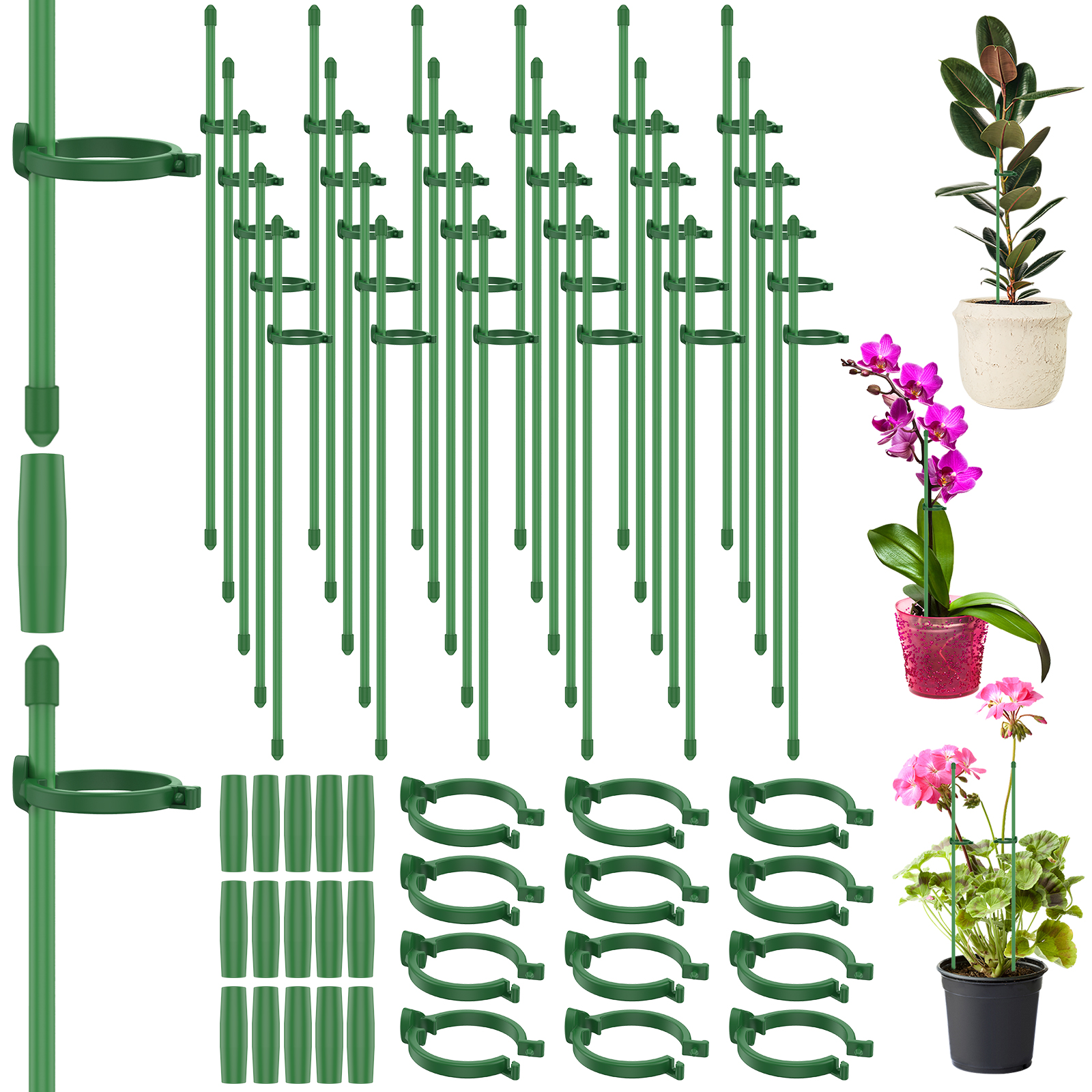 5/30Pcs Adjustable Plant Suppo – Plastic Pipe Clip Bewertung und Preis