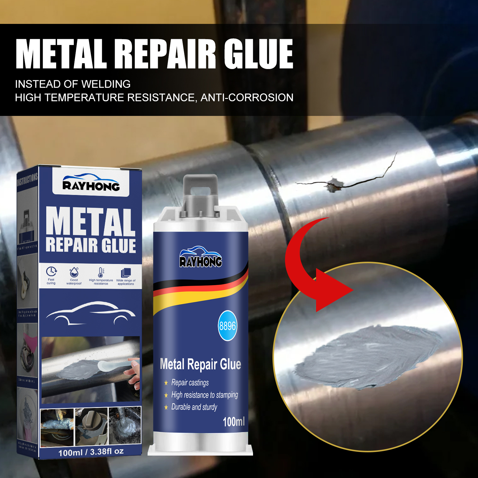 100ml Industrial Metal AB Cast – Solvent Weld Cement Bewertung und Preis