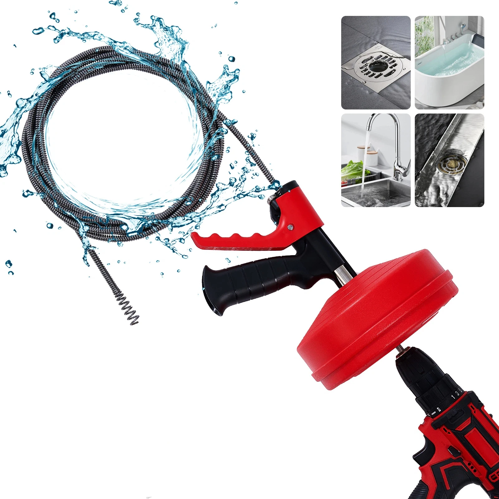 Professional Drain Snake Auger – Drain Snake Flexible Bewertung und Preis