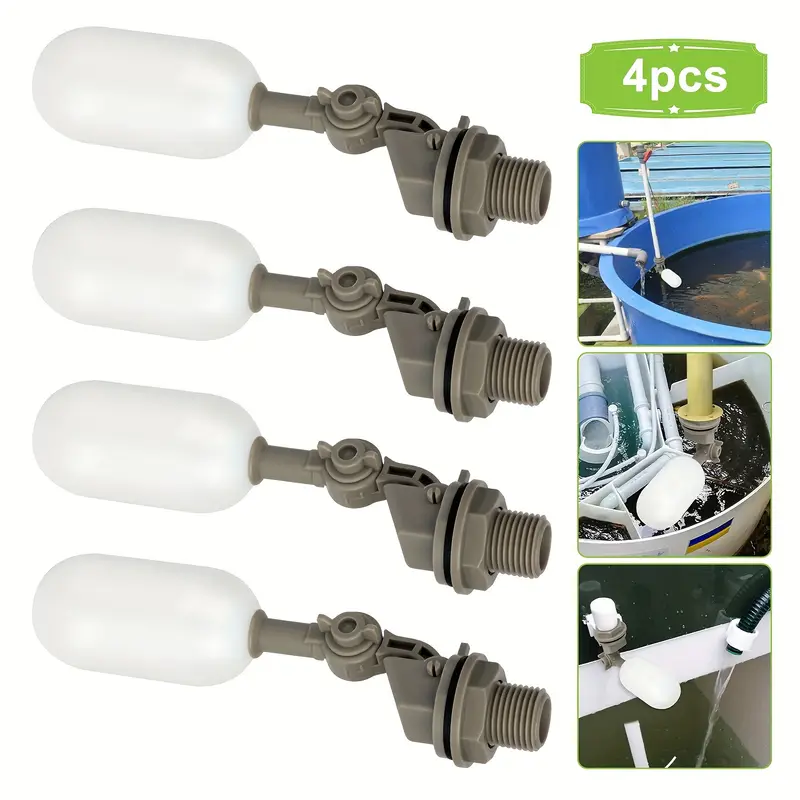 4Pcs Farm Cattle Plastic Water – Float Ball Valve Bewertung und Preis