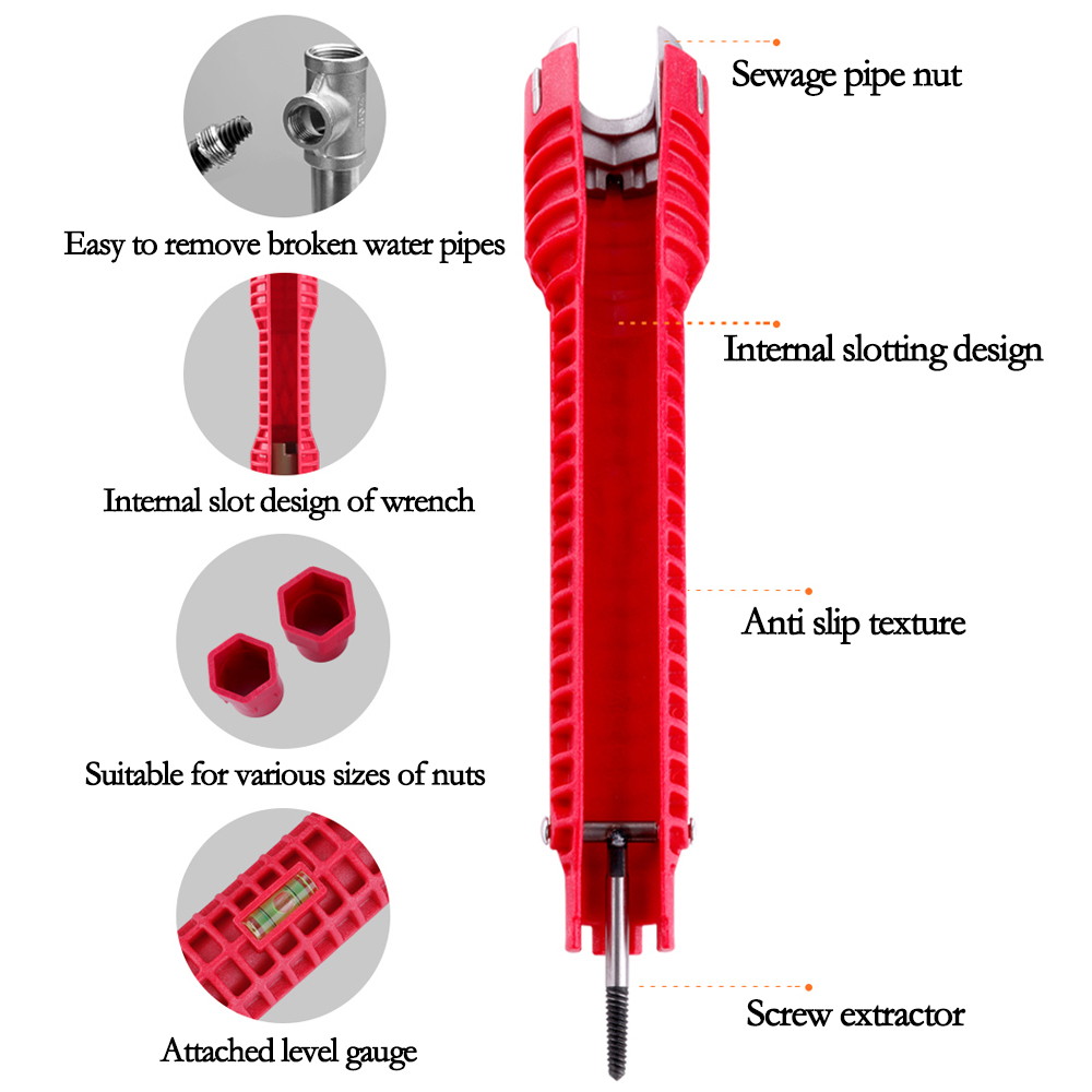 Three head red Sink wrench 8-i – Pipe Freeze Spray Bewertung und Preis